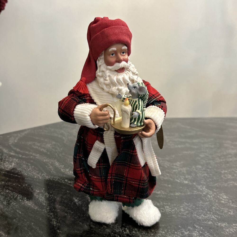 Clothtique Possible Dreams Santa Claus Candle Light Companions
